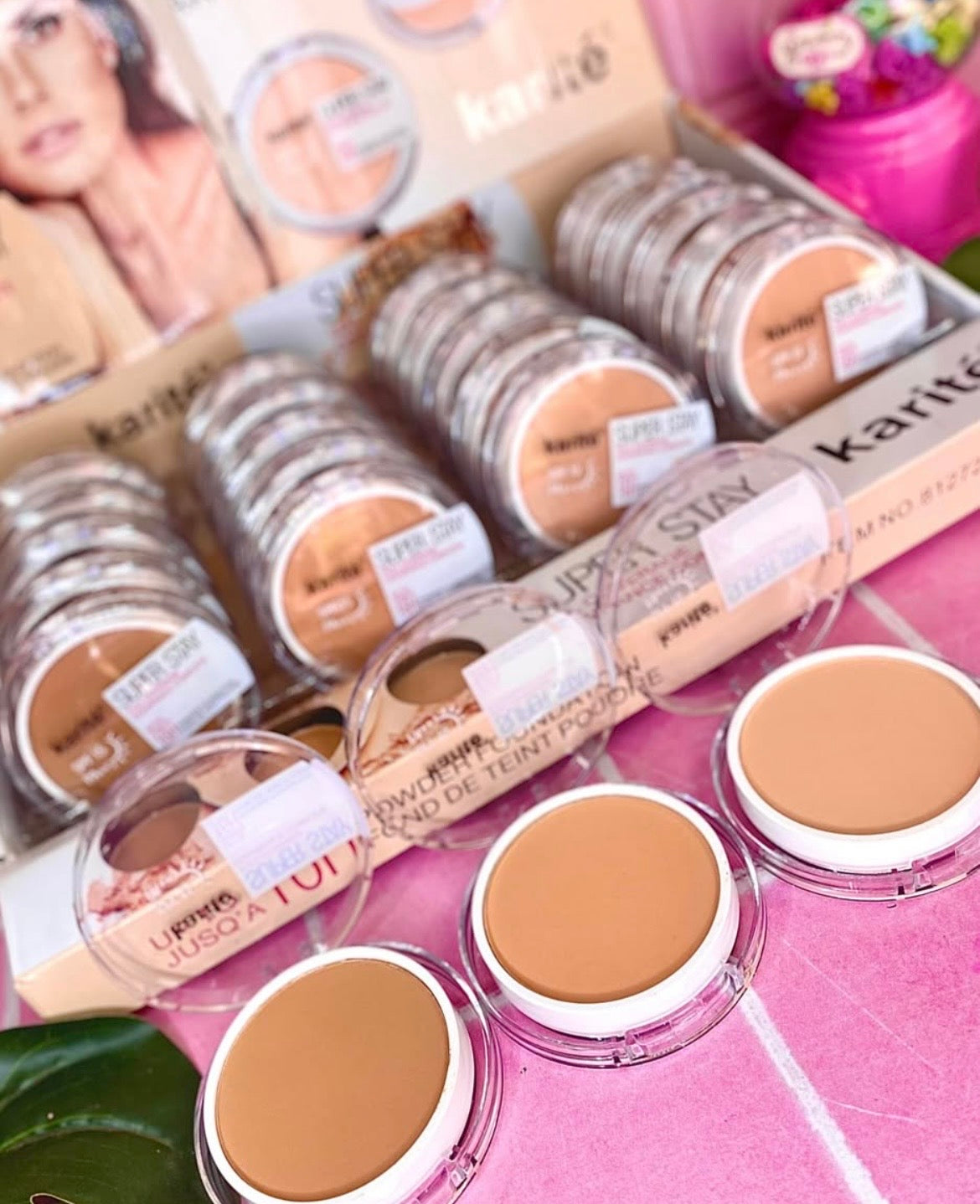 Polvo compacto súper star karité