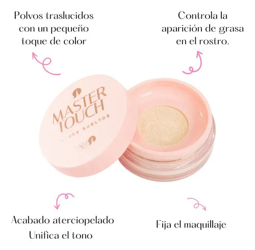 Polvo suelto master touch trendy