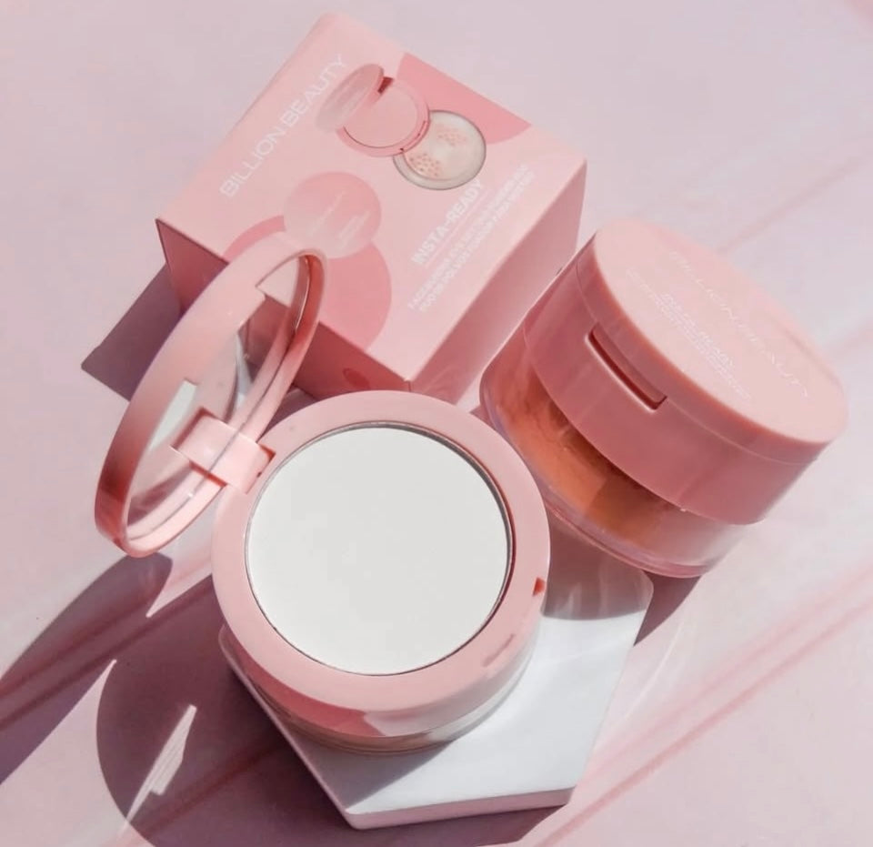 Polvo translucido 2 en 1 billion beauty