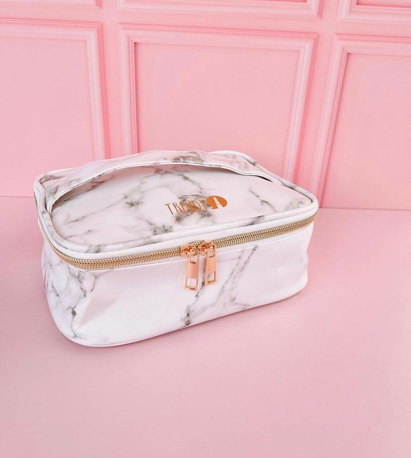 Cosmetiquera mármol trendy