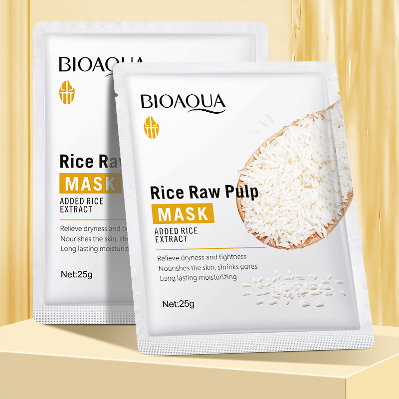 Mascarilla de velo de arroz