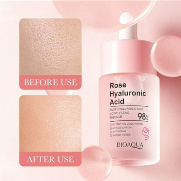 serum rosas y ácido hialurónico