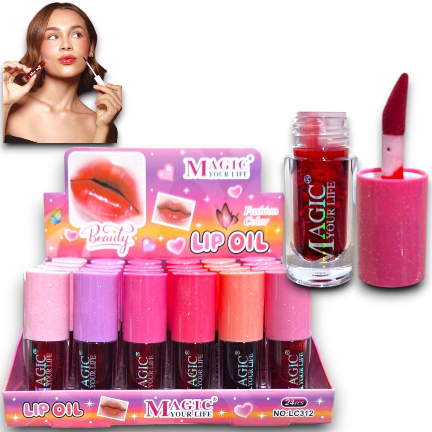 Tinta de labios con aplicador jumbo magic your life