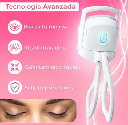 Encrespador de pestañas electrico recargable usb