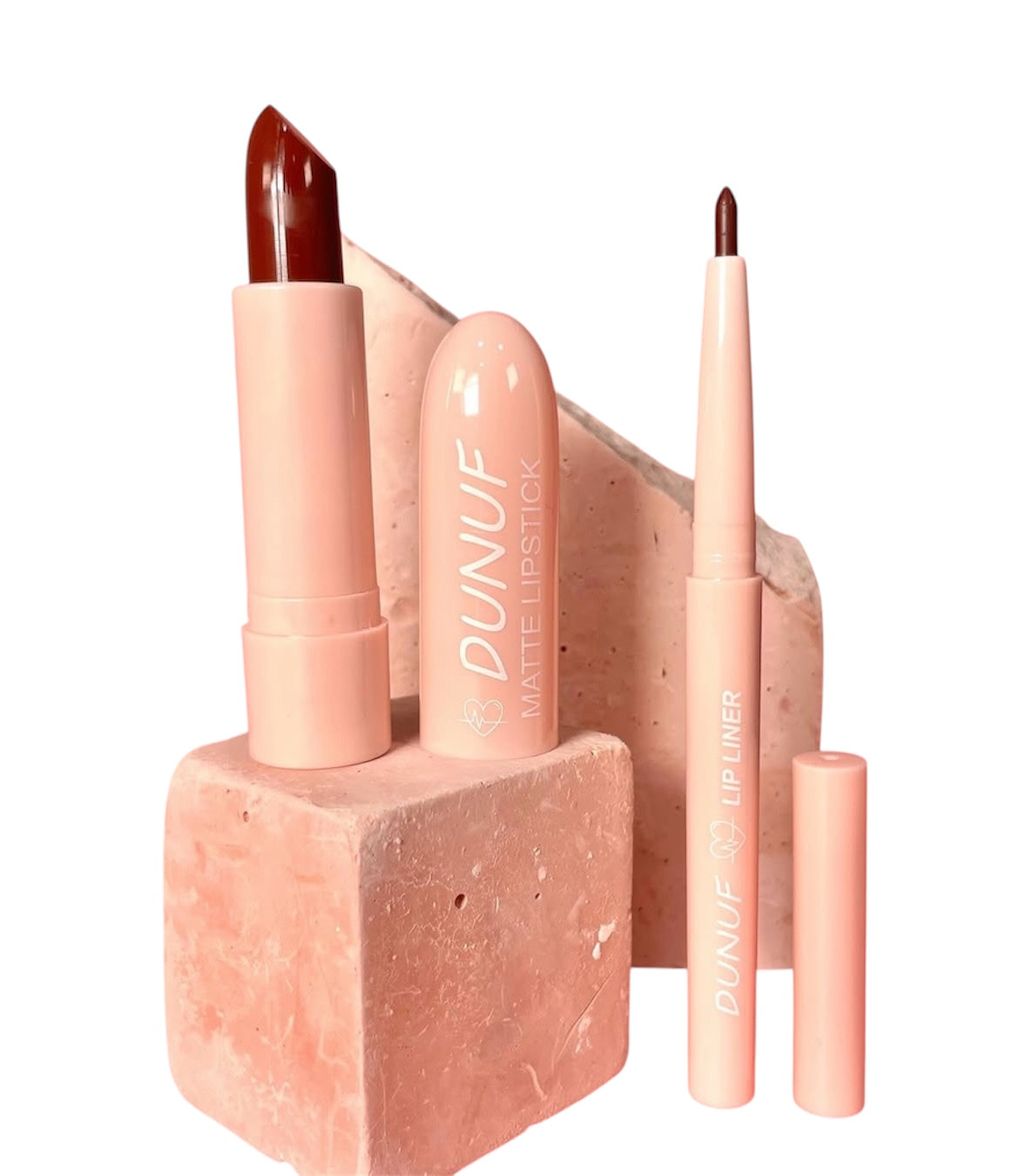 Kit labial matte + delineador dunuf