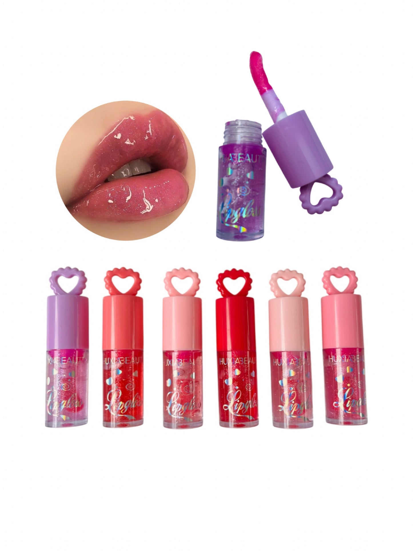 Lip gloss shimmer color