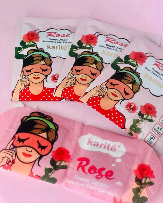 Antifaz térmico de rosas Karité