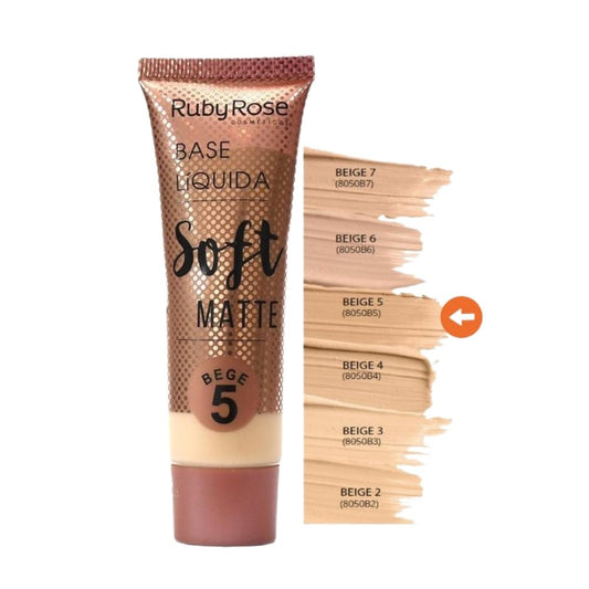 Base soft matte ruby rose