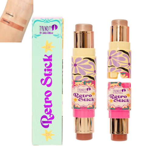 Contorno e iluminador retro stick trendy