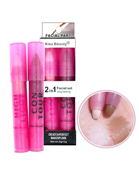 Contorno iluminador kiss beauty