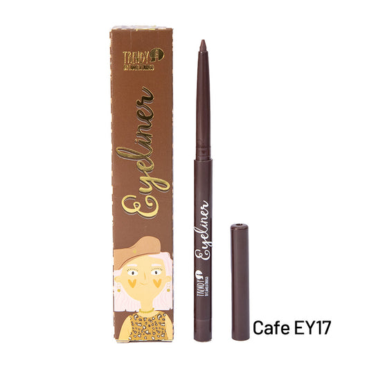 Delineador café eyeliner trendy