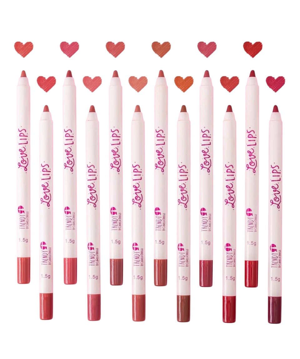 Delineador love lips trendy