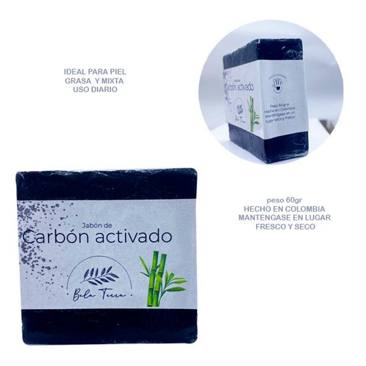 Jabón carbón activado