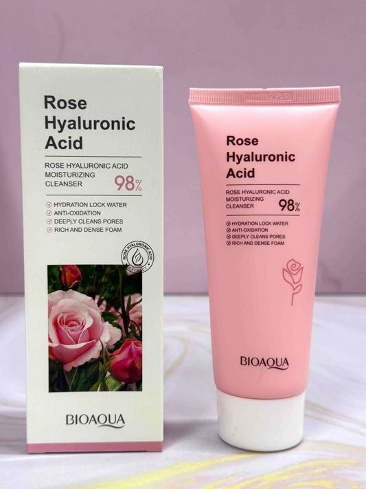 Jabón facial rosas y ácido hialurónico