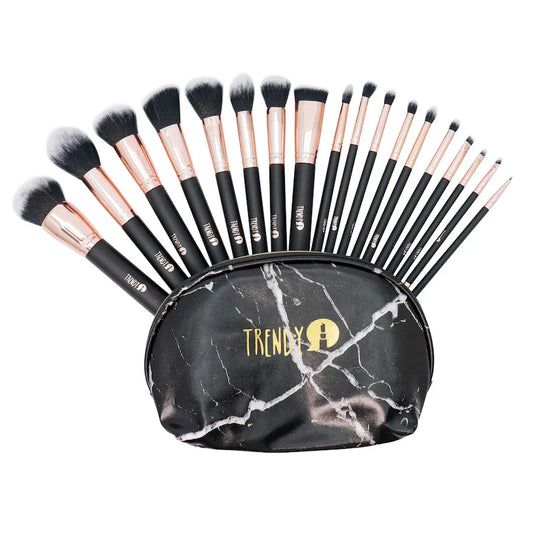 Kit 18 brochas profesionales mármol