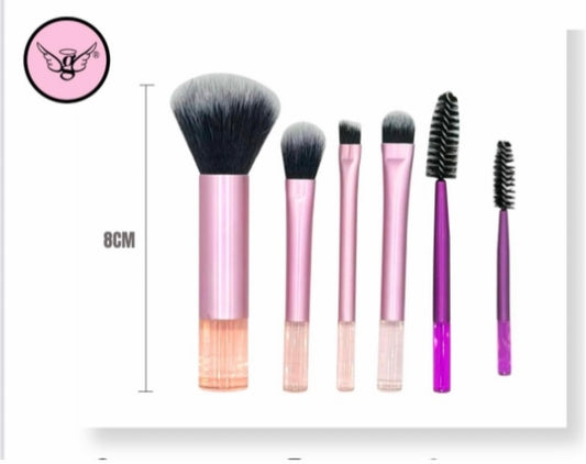 Kit _ 6 brochas cristal engol