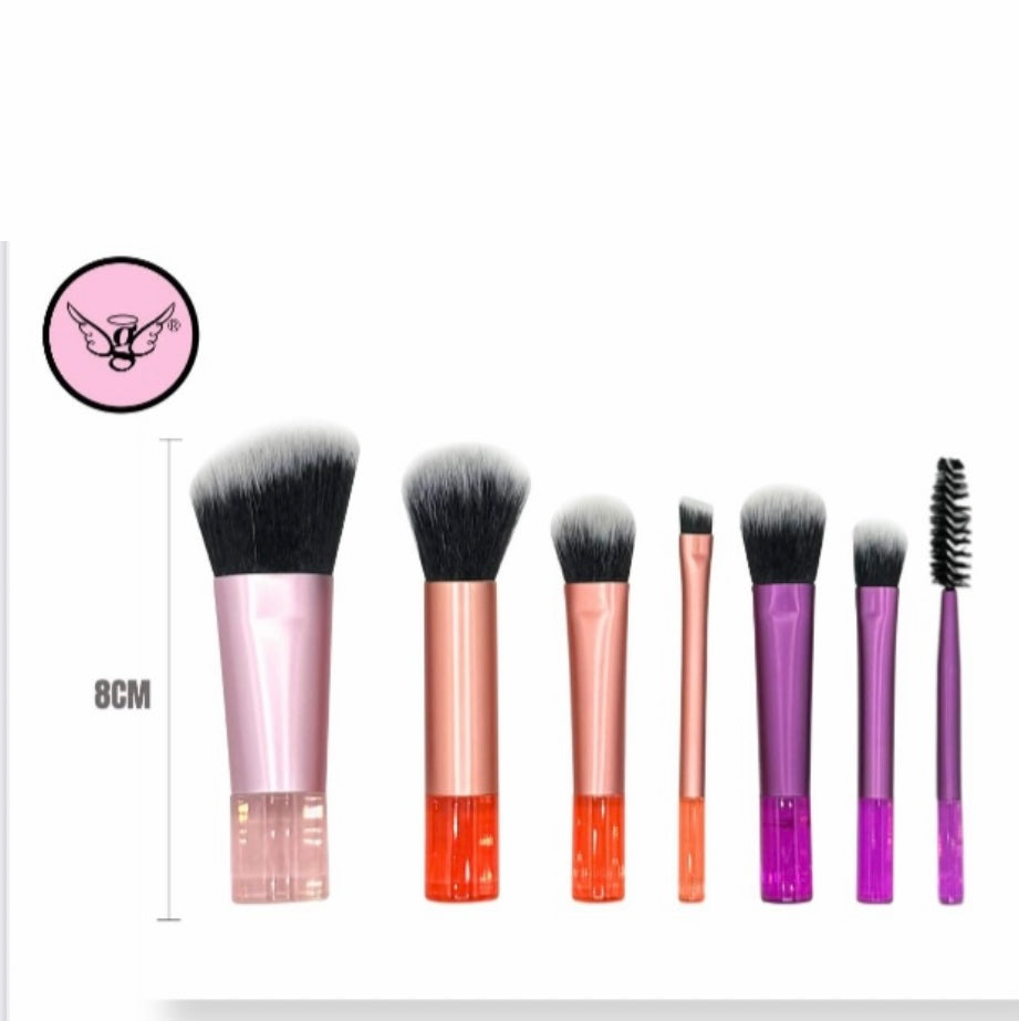 Kit _ 7 brochas cristal engol