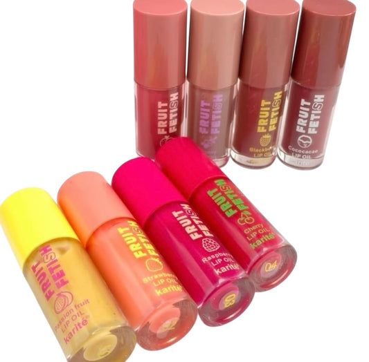 Lip oil fruit fetish