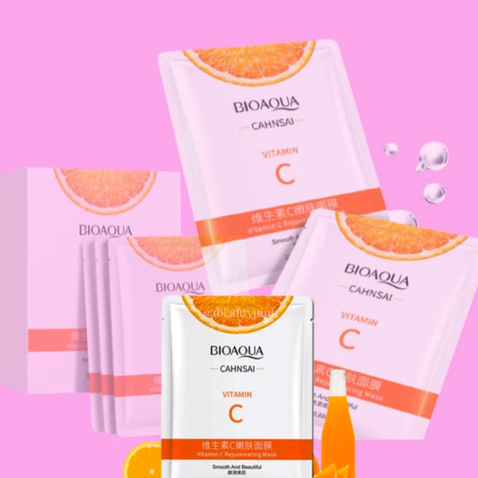 Mascarilla de velo vitamina c