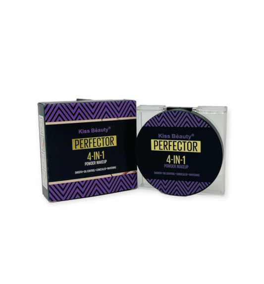 Polvo compacto 4 in 1 perfector kiss beauty