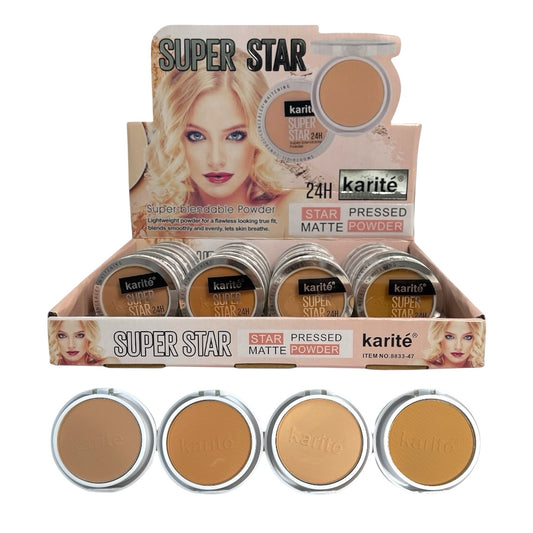Polvo compacto súper star karité