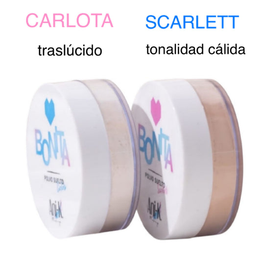 Polvo suelto bonita anik